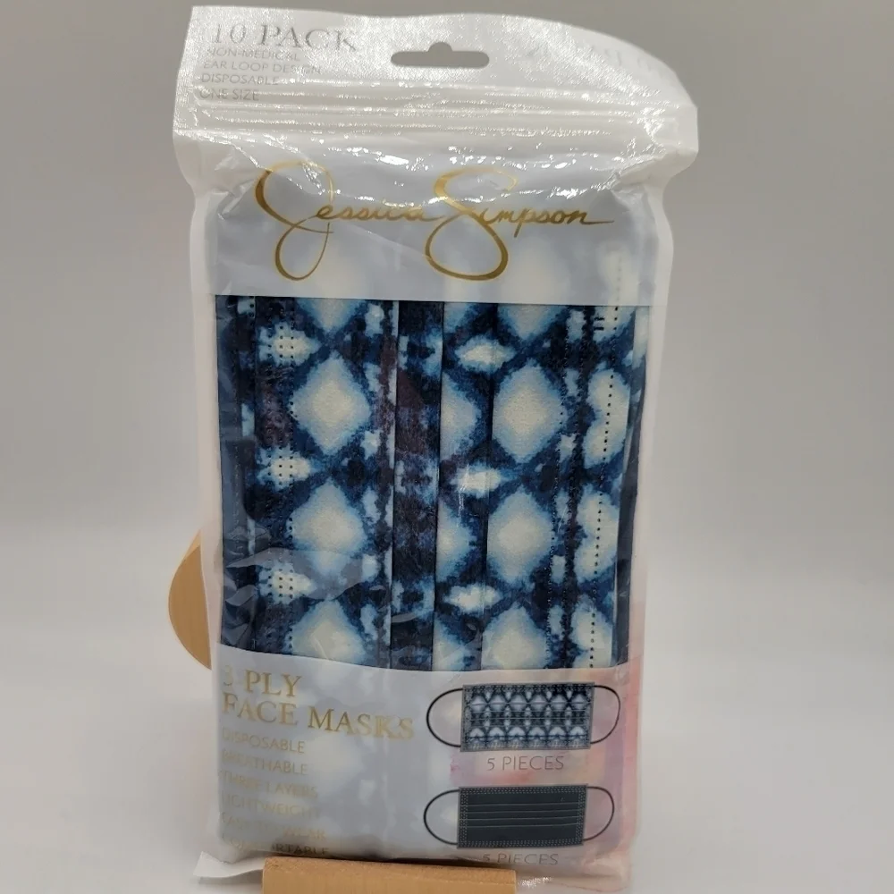 New Jessica Simpson Face Masks 10 pack